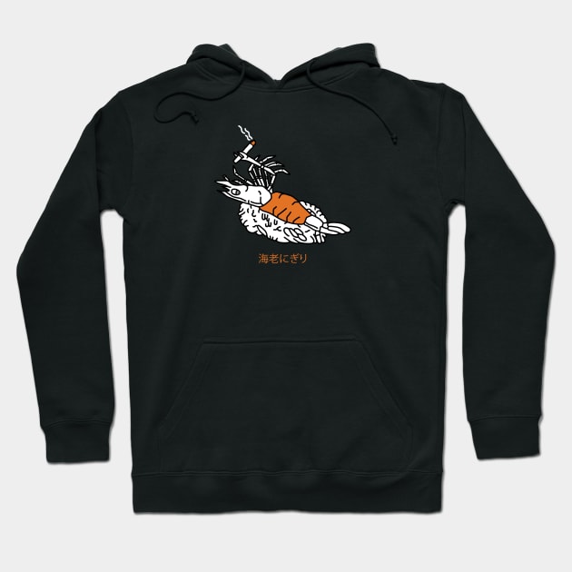 ebi nigiri sushi Hoodie by kalemstudio